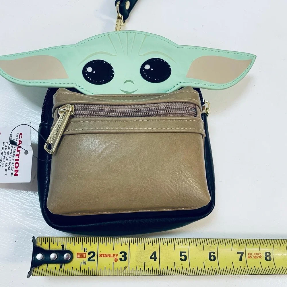 Disney Star Wars loungefly the child mandalorian baby Yoda wristlet belt bag - Picture 4 of 7